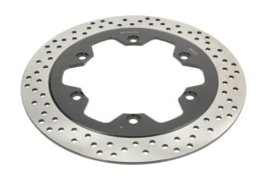 Disc de frana fix spate, 296/144x4,5mm 6x166mm, fitting hole diameter 10,5mm, height (spacing) 0 compatibil: HONDA CBF, VT 500/600N/750C2 (Shadow Spirit)/750C2 Ace (Shadow) 1997-2008