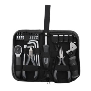 Traveler\'s tool kit colour: black/grey (27 parts)