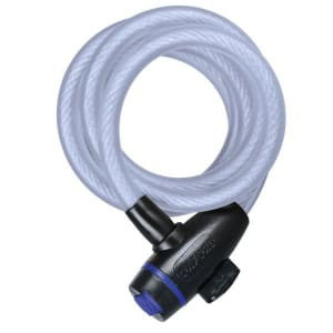 Anti-furt cu lacăt Cable Lock OXFORD colour transparent 1800mm x 12mm