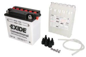 Baterie Acid/Dry charged with acid/Starting (limited sales to consumers) EXIDE 12V 7Ah 75A R+ Maintenance electrolyte included 135x75x133mm Dry charged with acid 12N7-3B fits: YAMAHA AT 50-500 1972-20