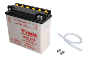 Baterie Acid/Starting YUASA 12V 5,8Ah 60A L+ Maintenance 135x60x130mm Dry charged without acid required quantity of electrolyte 0,4l 12N5.5-4A fits: KAWASAKI H2A, H2B, H2C 125/400/750 1973-2017
