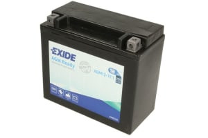 Baterie AGM/Starting EXIDE 12V 18Ah 270A L+ Maintenance free 175x87x155mm Started YTX20H-BS fits: HARLEY DAVIDSON FXST; HONDA VF 1100/1340 1983-1990