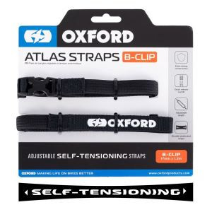 Geantă pentru bagaj ATLAS B-CLIP luggage belt OXFORD colour black (pair)