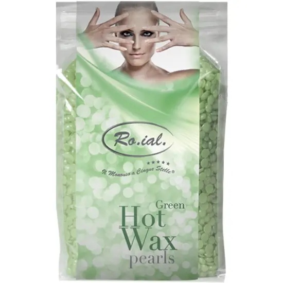 Ceara de epilat elastica Roial Green perle 800gr