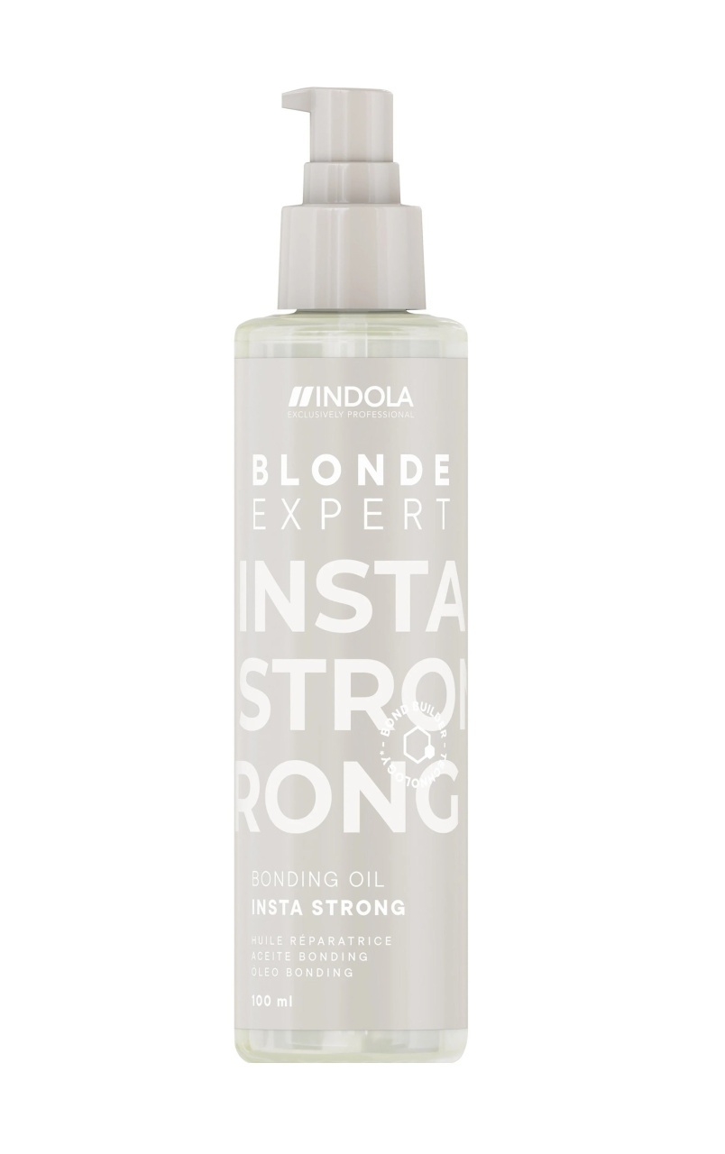 Indola Blonde Expert InstaStrong Bond Oil 100ml – Ulei Profesional pentru Regenerarea Părului Blond sau Tratat Chimic, cu Tehnologie Bond și