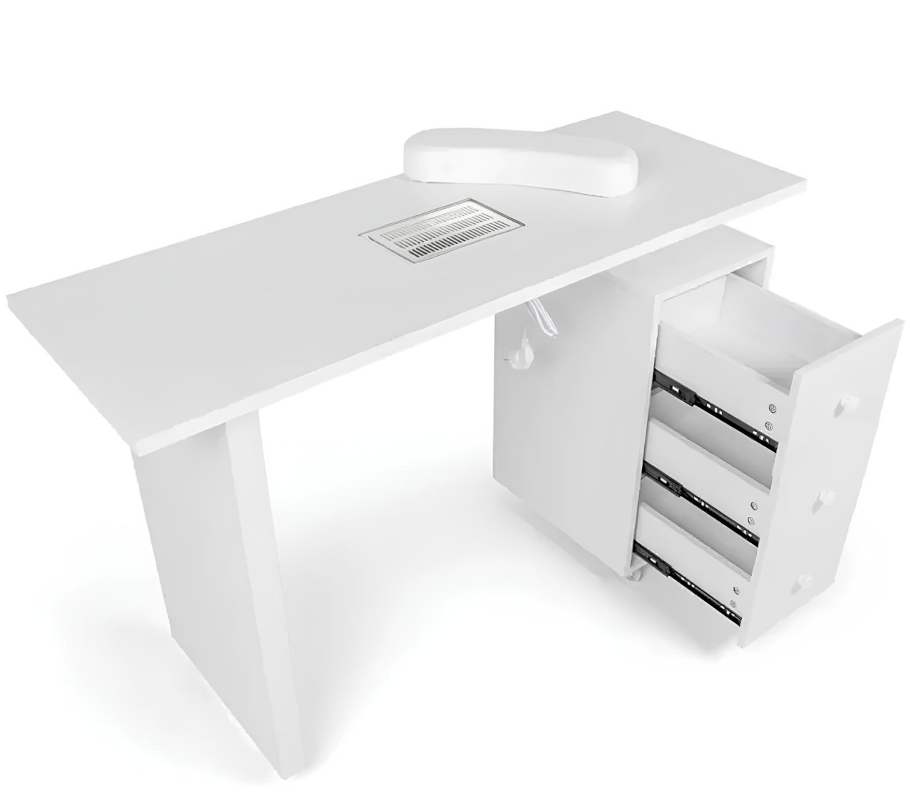 Masa Manichiura cu 3 Sertare si Aspirator Incorporat 119x40x71 cm