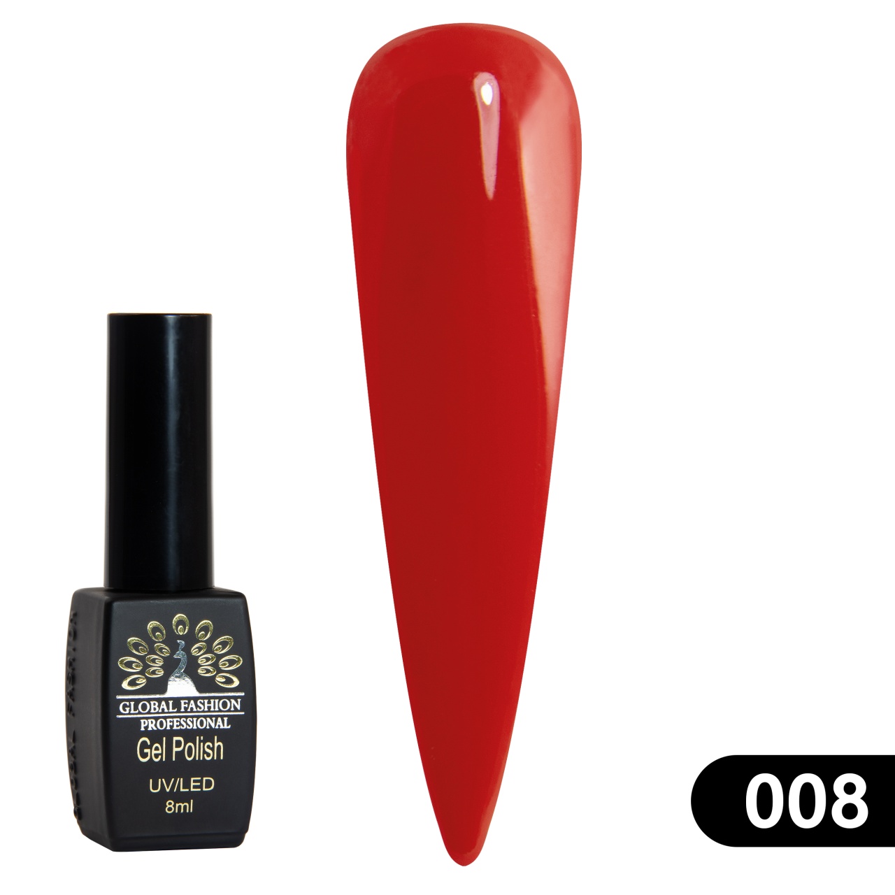 Oja semipermanenta BLACK ELITE, 8 ml, 008 - TPO Free