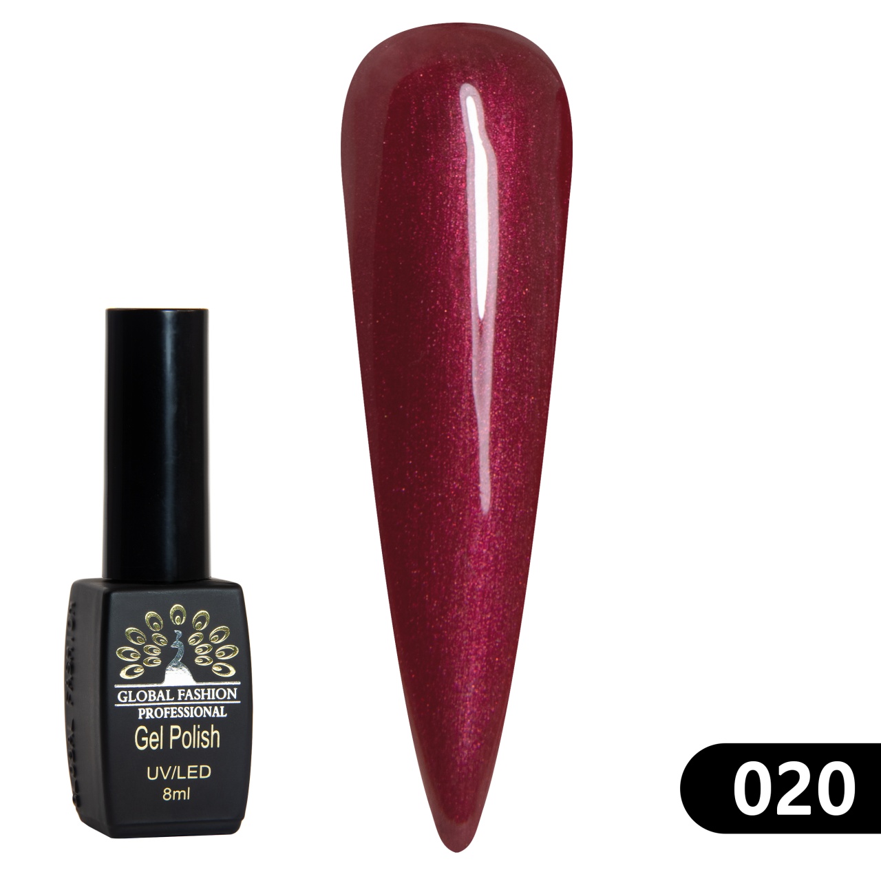 Oja semipermanenta BLACK ELITE, 8 ml, 020 - TPO Free