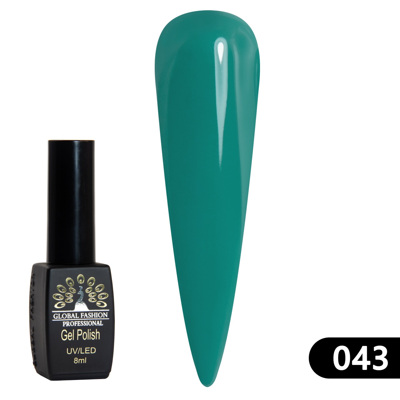 Oja semipermanenta BLACK ELITE, 8 ml, 043 - TPO Free