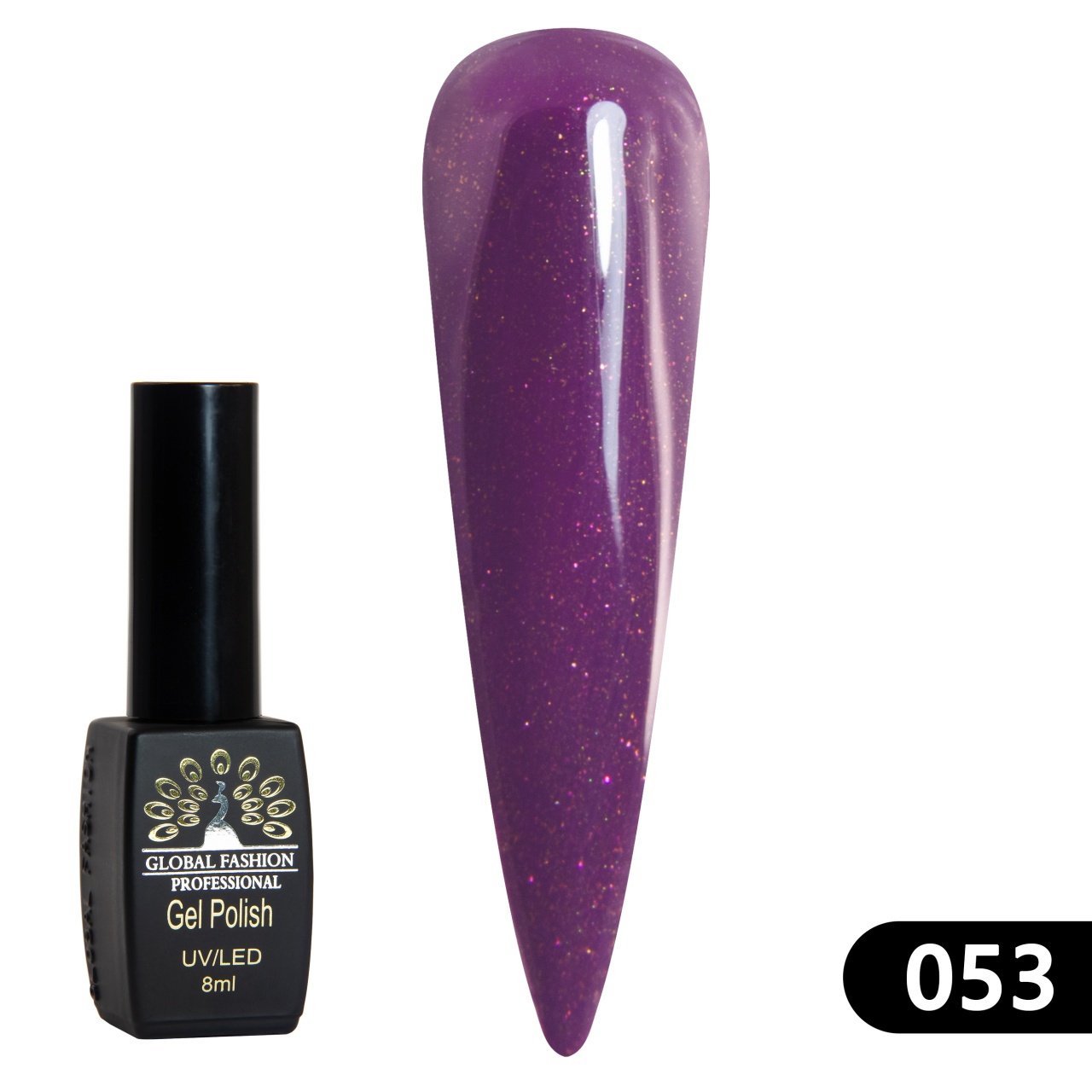 Oja semipermanenta BLACK ELITE, 8 ml, 053 - TPO Free