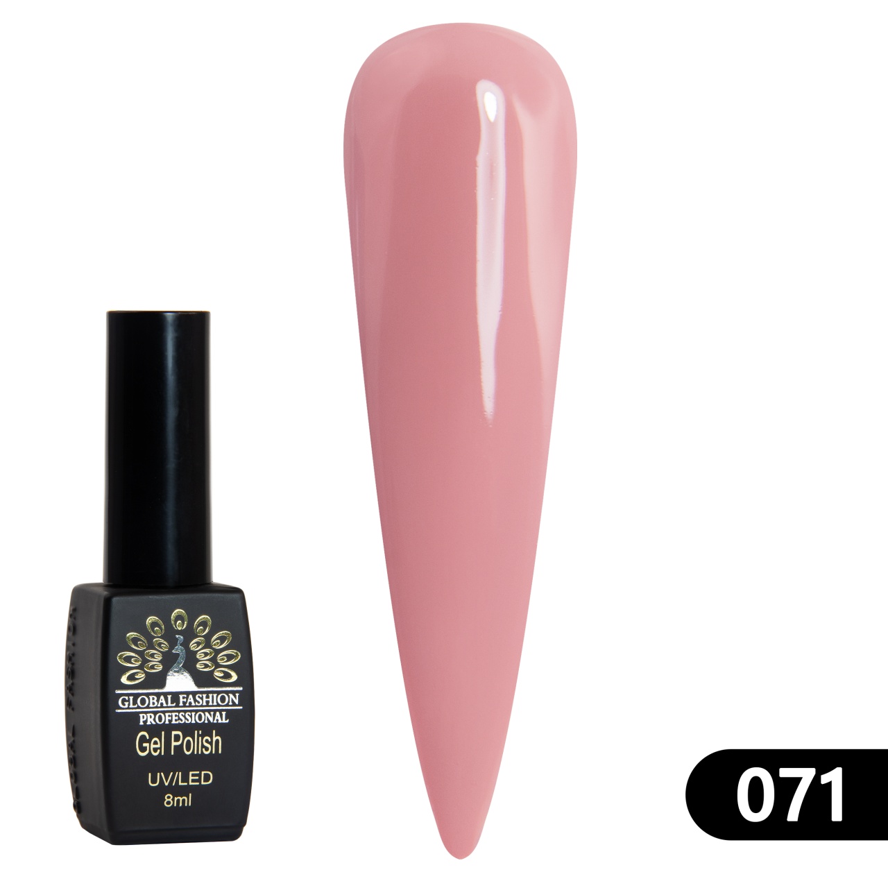 Oja semipermanenta BLACK ELITE, 8 ml, 071 - TPO Free