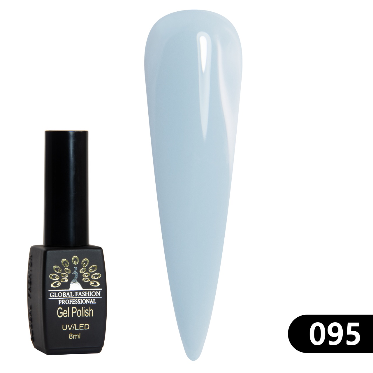 Oja semipermanenta BLACK ELITE, 8 ml, 095 - TPO Free