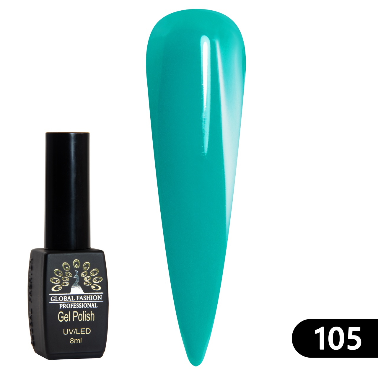 Oja semipermanenta BLACK ELITE, 8 ml,105 - TPO Free