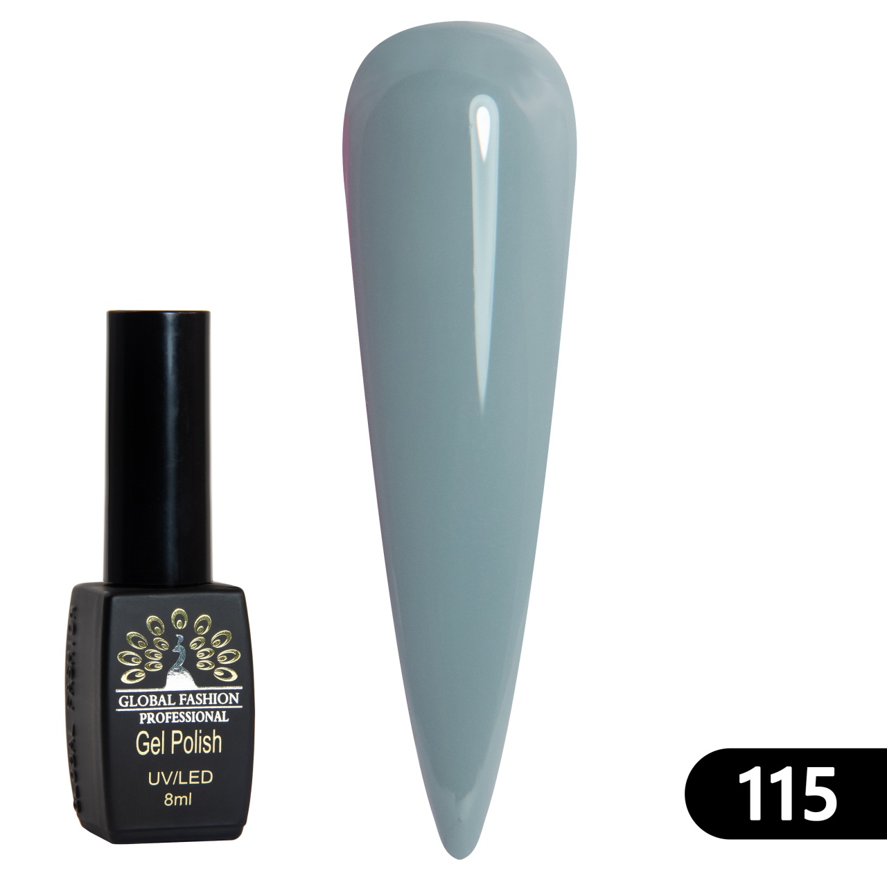 Oja semipermanenta BLACK ELITE, 8 ml,115 - TPO Free