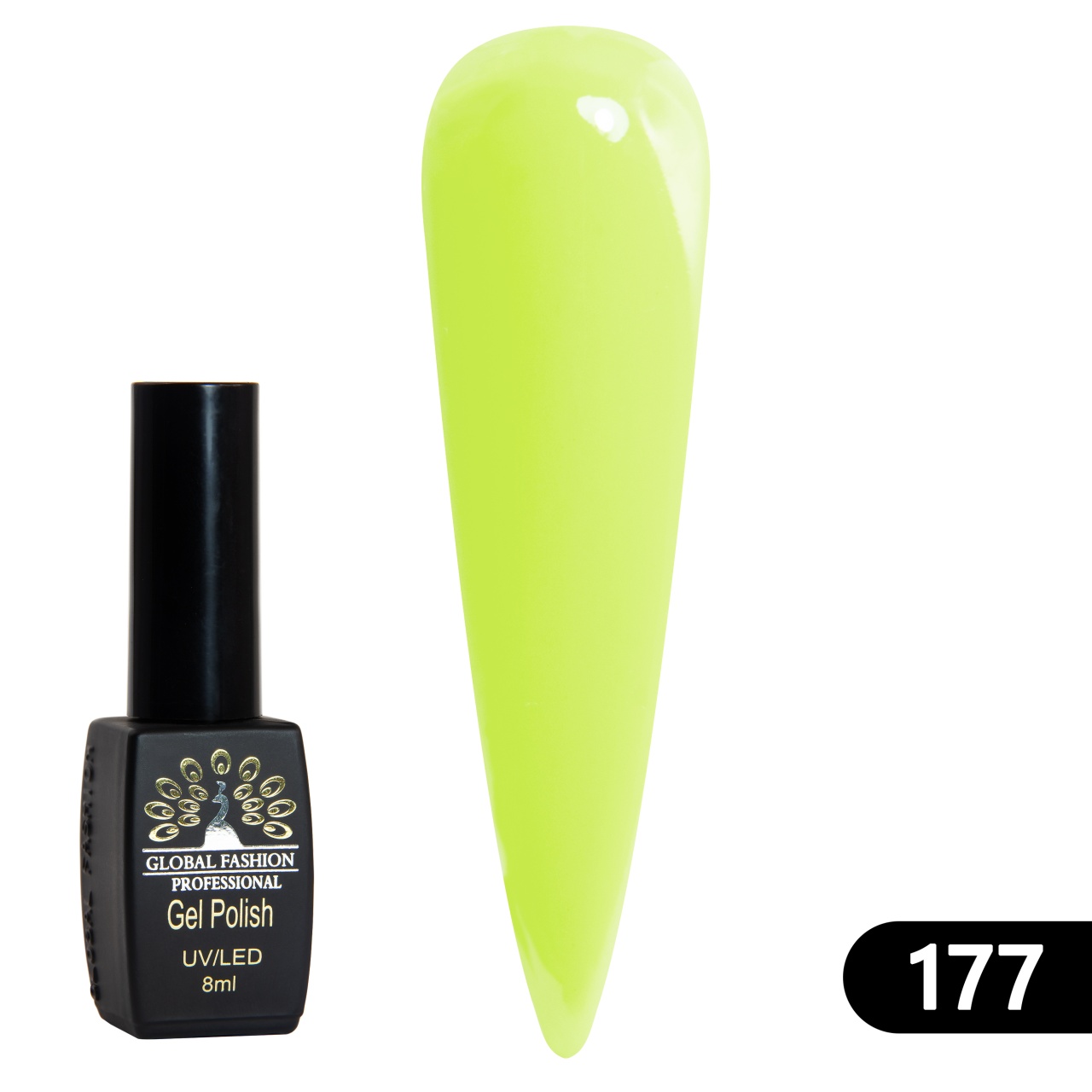 Oja semipermanenta BLACK ELITE, 8 ml, 177 - TPO Free