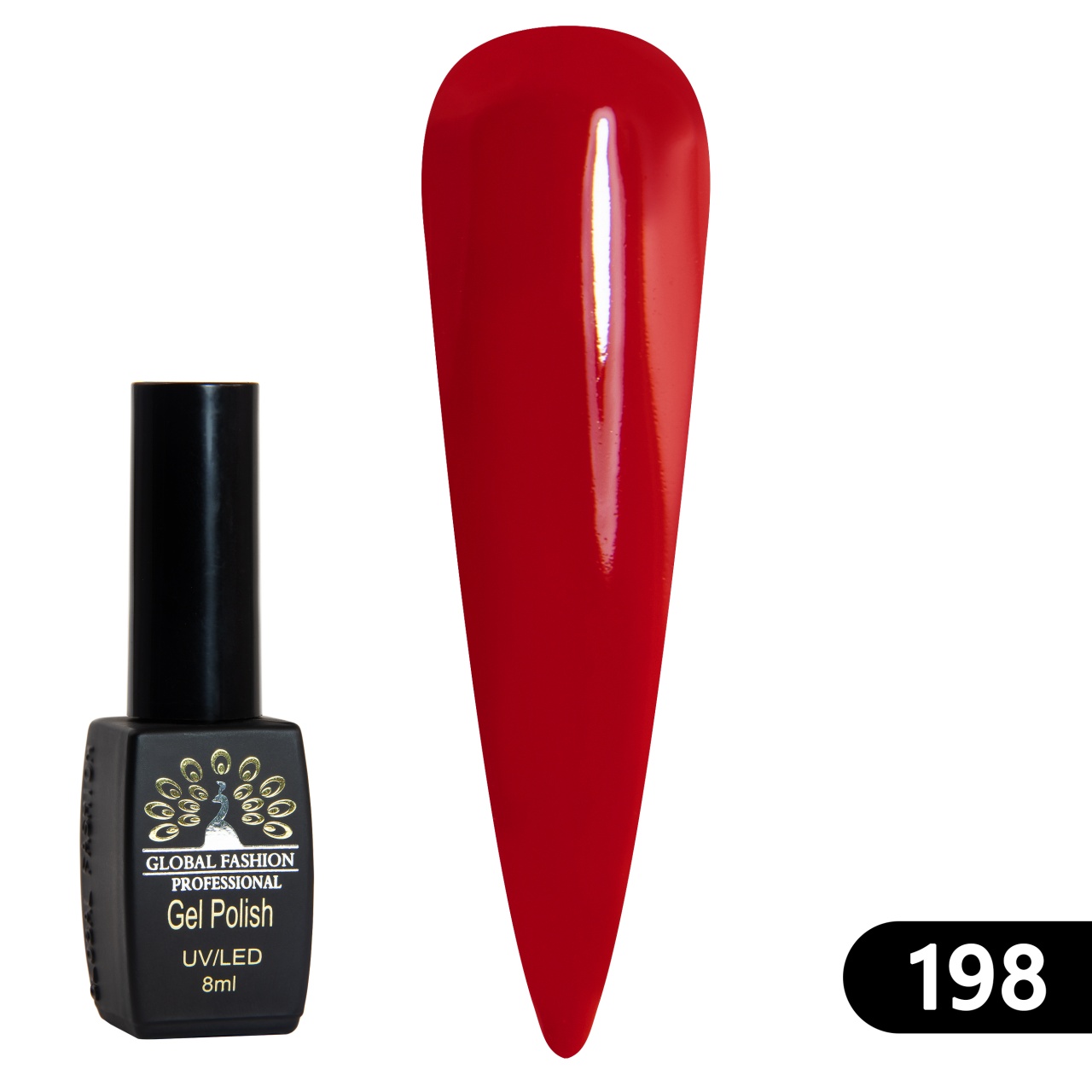 Oja semipermanenta BLACK ELITE, 8 ml, 198 - TPO Free