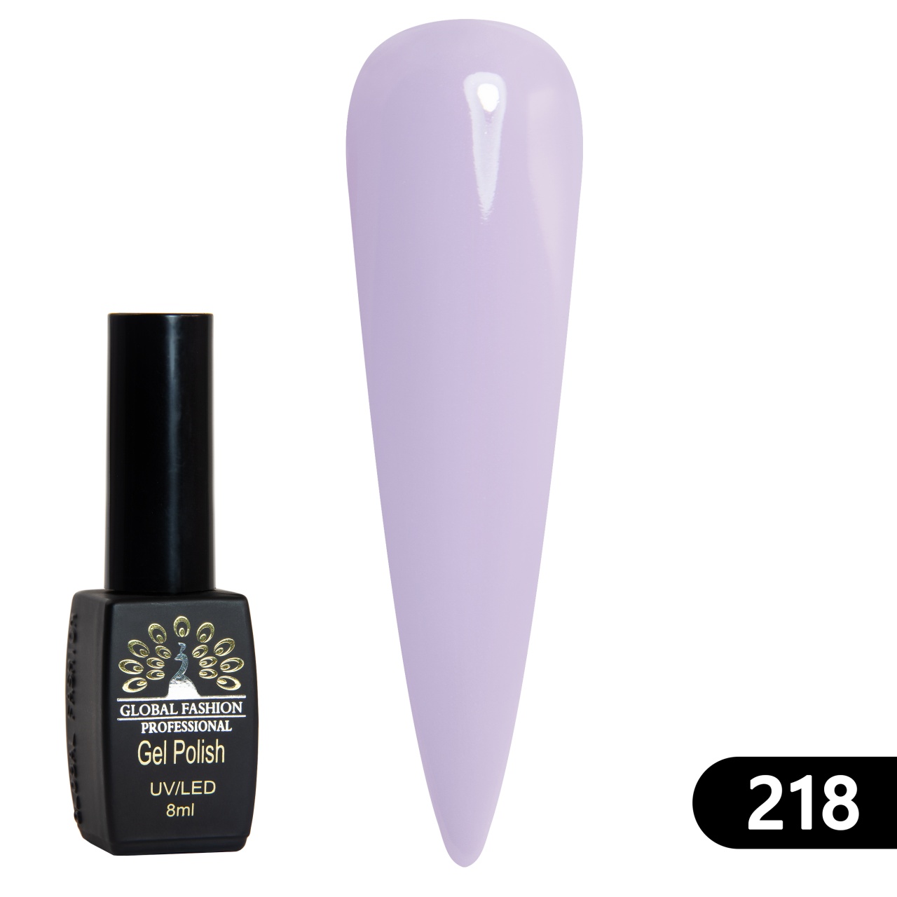 Oja semipermanenta BLACK ELITE, 8 ml, 218 - TPO Free