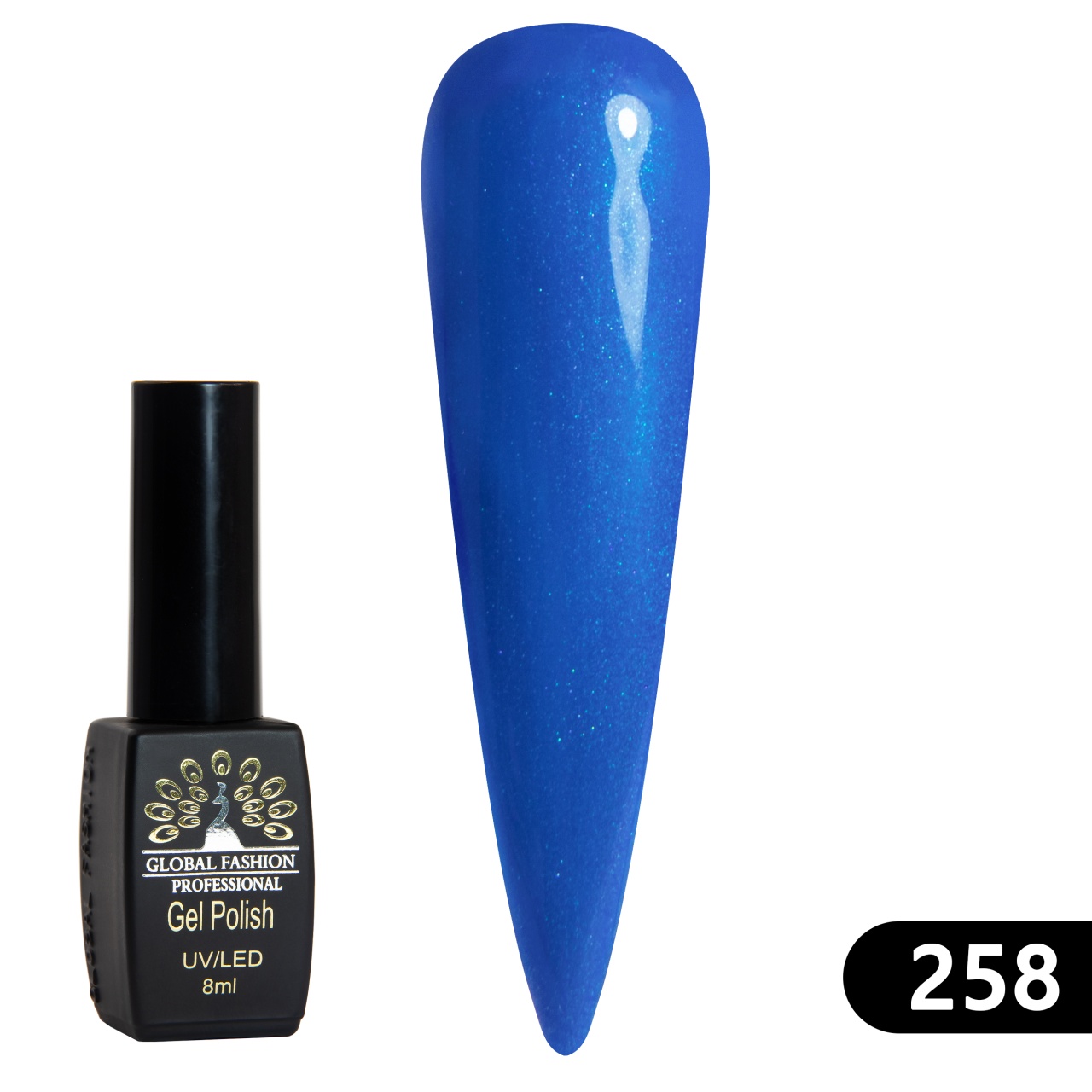Oja semipermanenta BLACK ELITE, 8 ml, 258 - TPO Free
