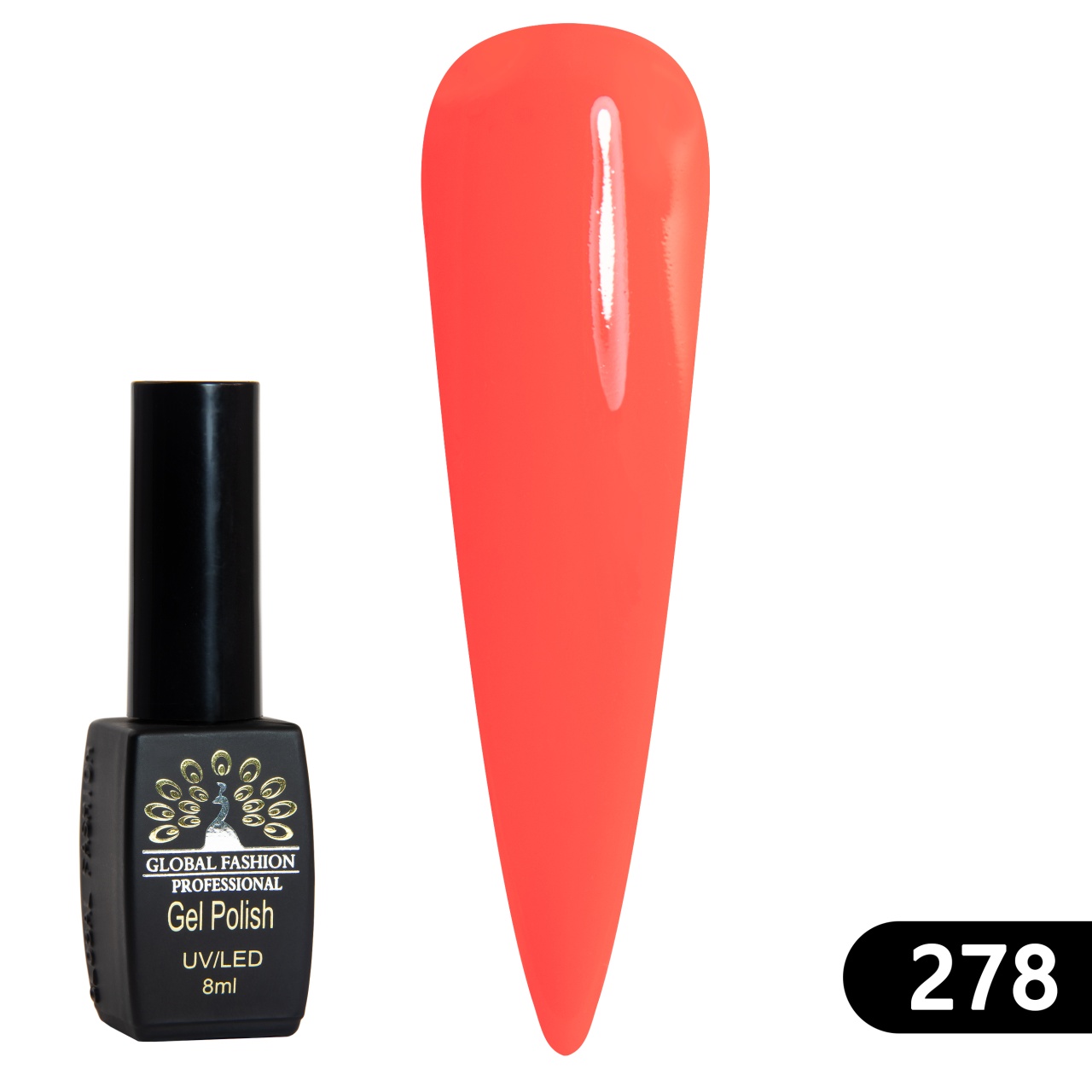Oja semipermanenta BLACK ELITE, 8 ml, 278 - TPO Free