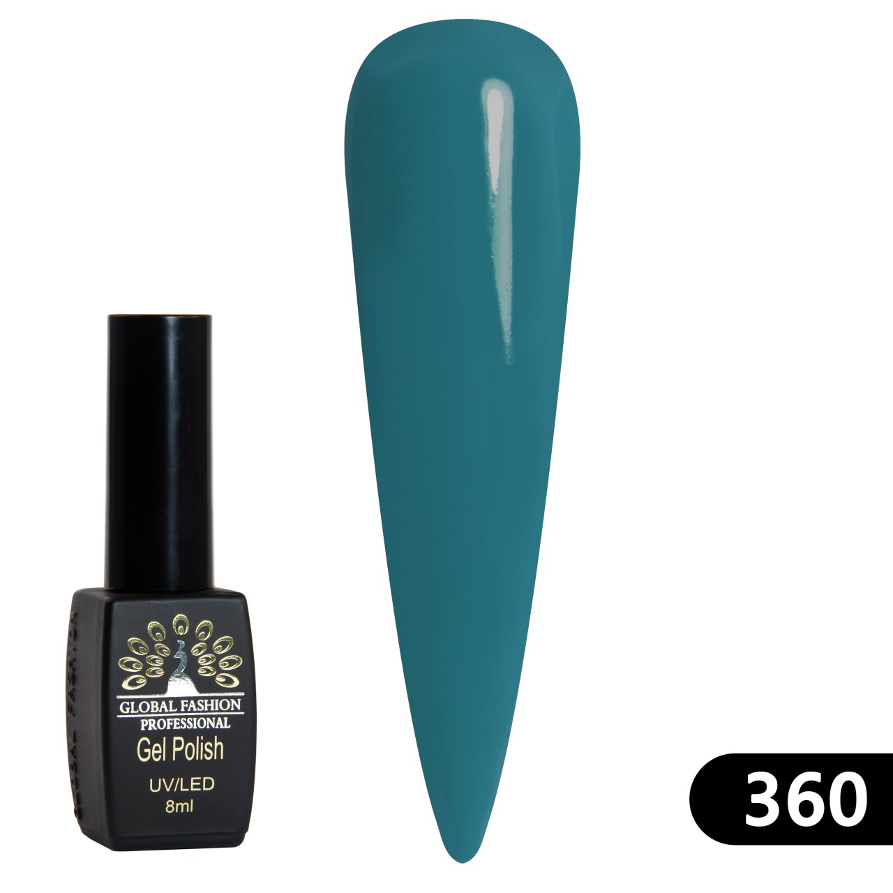 Oja semipermanenta BLACK ELITE, 8 ml, 360 - TPO Free