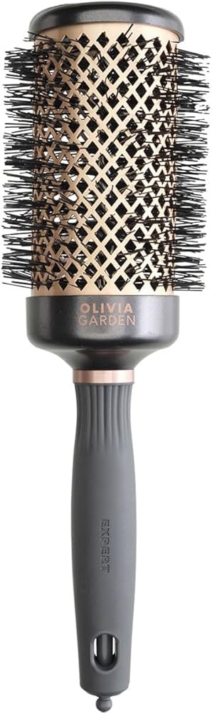Olivia Garden Expert Blowout Heat Nylgard Bristles– Perie Profesională Termică pentru Păr Gros și Indisciplinat