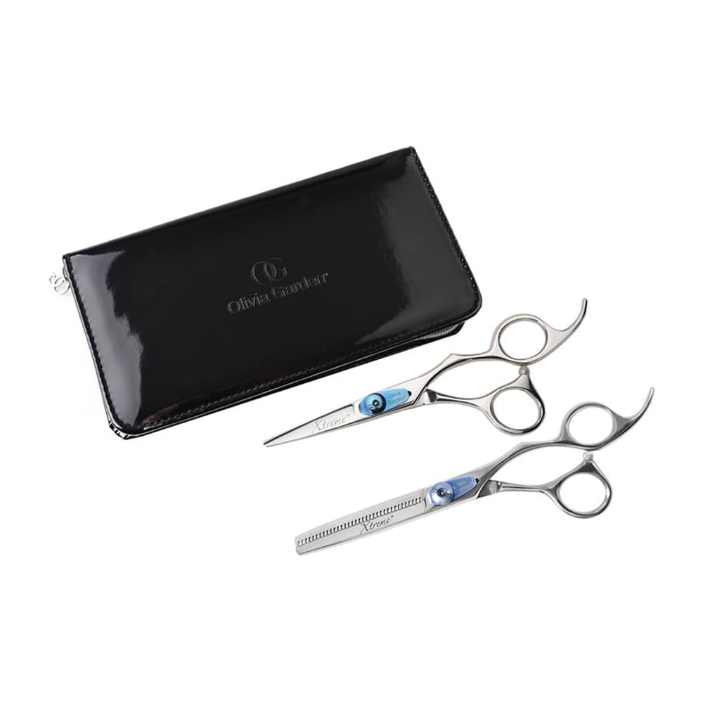Olivia Garden Xtreme 5 inch+6.35 inch - Set Foarfece de Tuns si Filat Profesionale