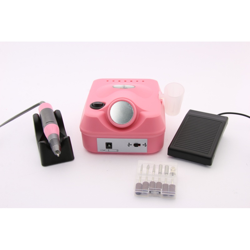 Pila / Freza Electrica Unghii Profesionala Bee Nails 65W, BN-335, Roz