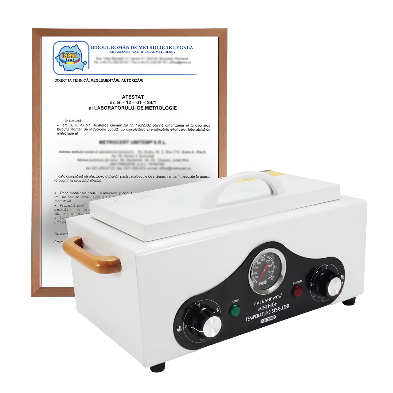 Pupinel Calibrat - Sterilizator Profesional - 300 Grade, Model KH-360C, Acte DSP Incluse