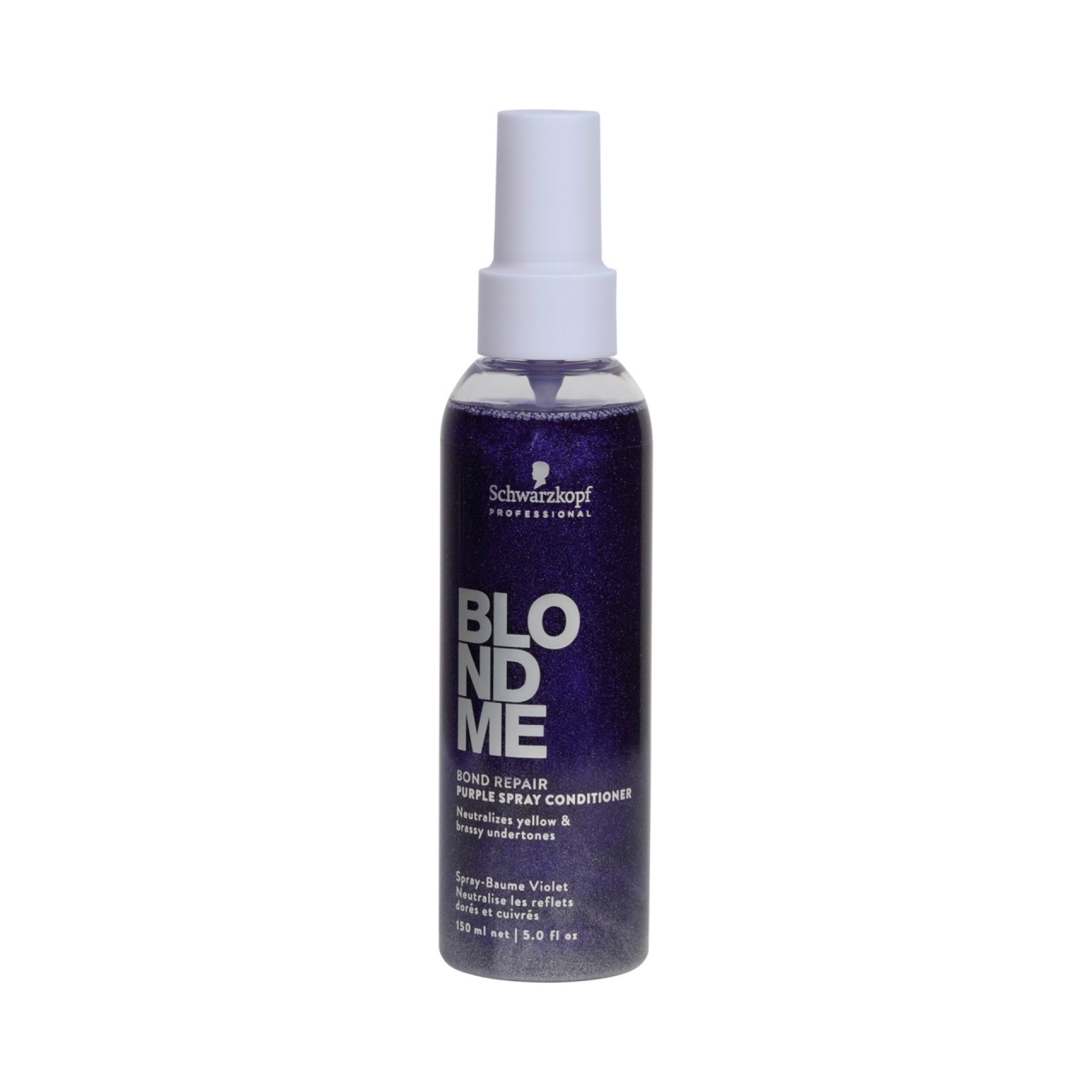 Spray Balsam Leave-In Neutralizant Schwarzkopf BLONDME Bond Repair – Anti-Galben, Strălucire Argintie & Fortifiere Instantă 150ml
