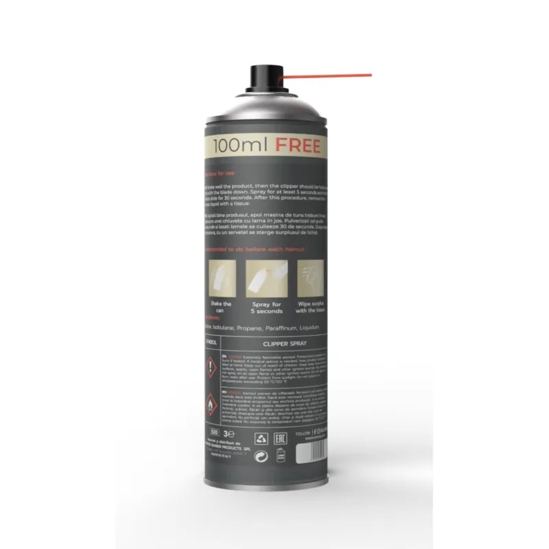 Spray de Curatare pentru Masinile de Tuns 5 in 1 Rovra - 500 ml
