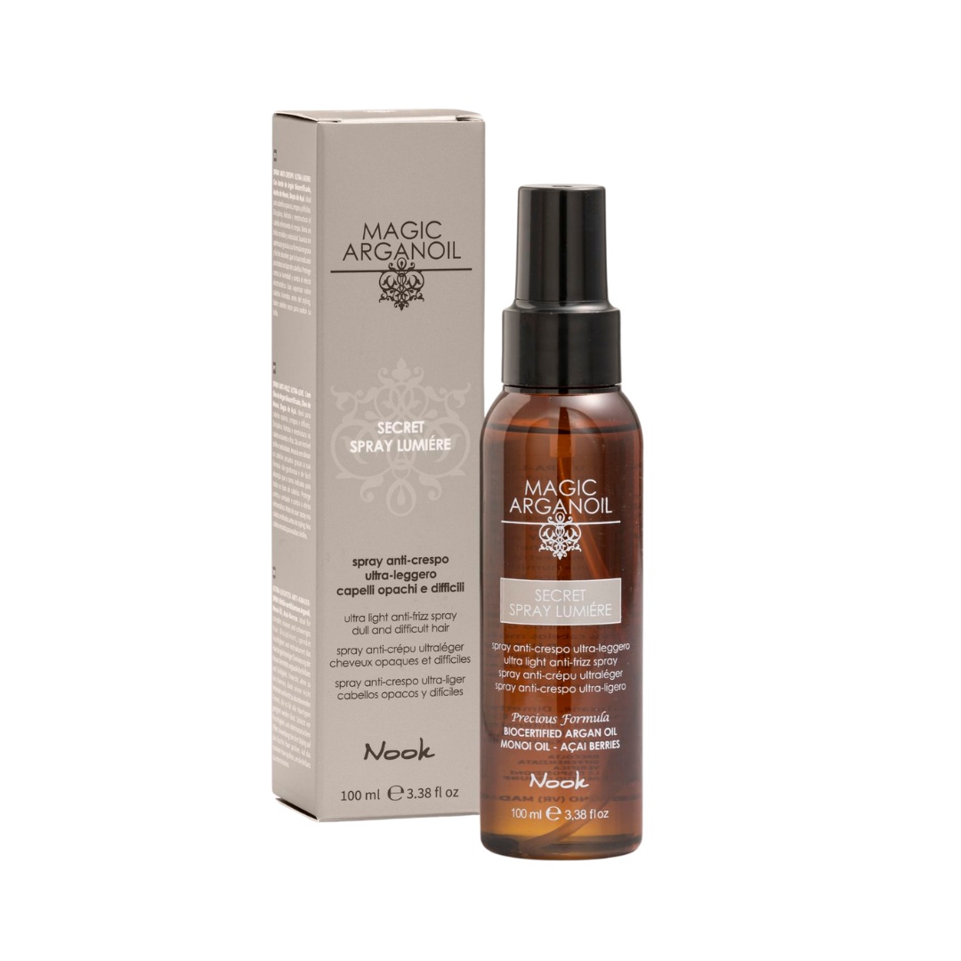 Balsam Spray Nook Magic Argan Oil Spray Lumiere Anti-Frizz, Cantitate: 100 ml