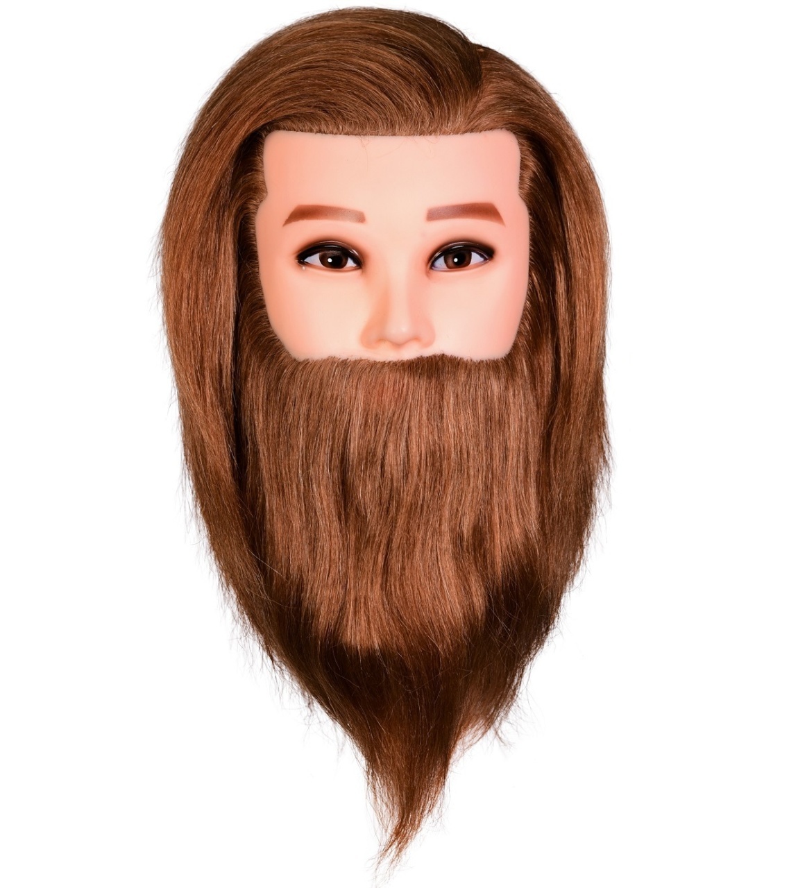 Cap Manechin Barbat Roscat cu Barba + Suport de Prindere