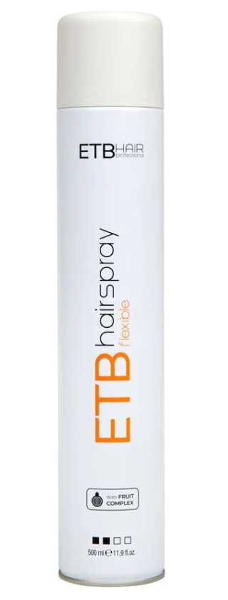 ETB Hair Fixativ Profesional De Păr Cu Fixare Flexibilă - 500 ml