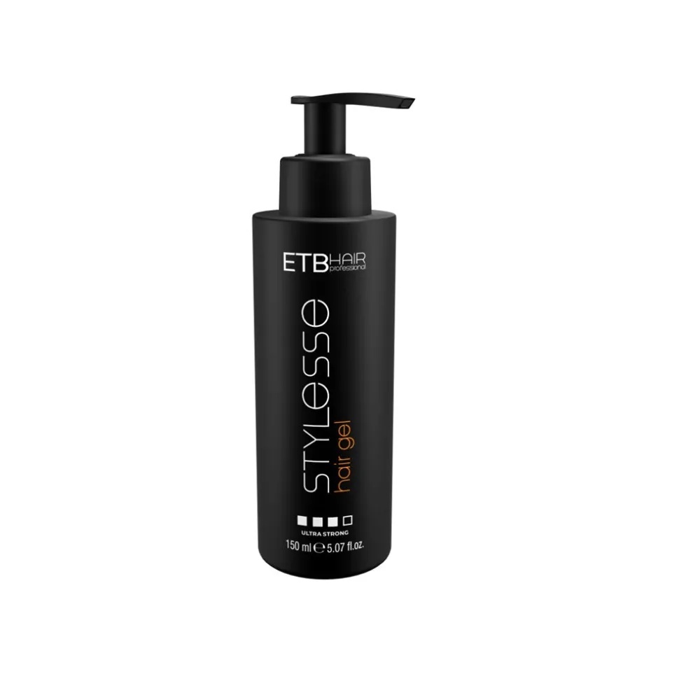 ETB Hair Stylesse Premium Hair Gel Ultra Strong – Gel de păr profesional cu fixare ultra puternică 150 ml