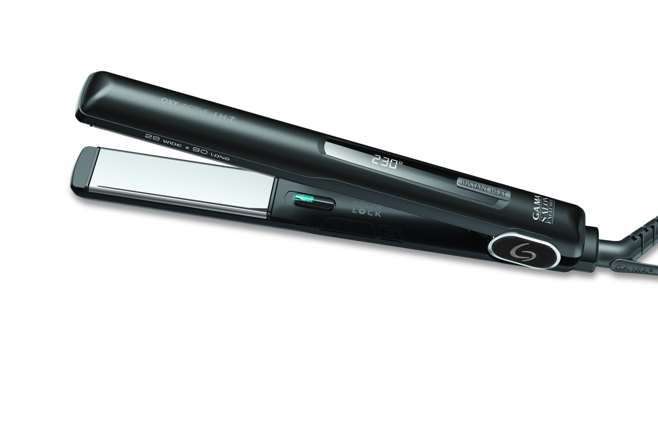 GA.MA G-Style Oxy-Active IHT Classic Placă Profesională De Întins Părul cu Tehnologie Oxy și Ioni pentru Culoare Protejată, Plăci Silk-Chrome,