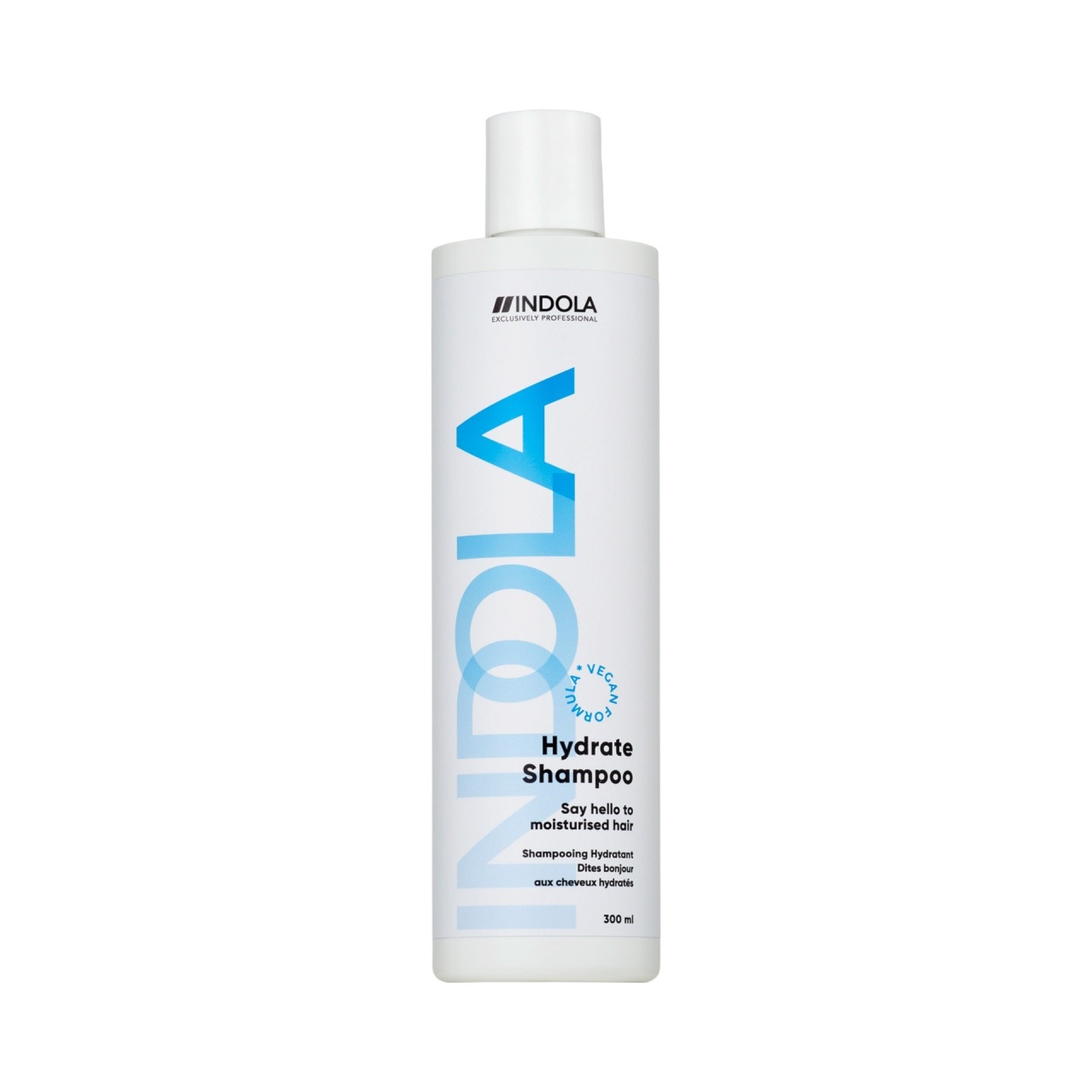 Indola Hydrate Șampon Pentru Hidratare Profundă Cu Derivate De Acid Hialuronic Și Panthenol