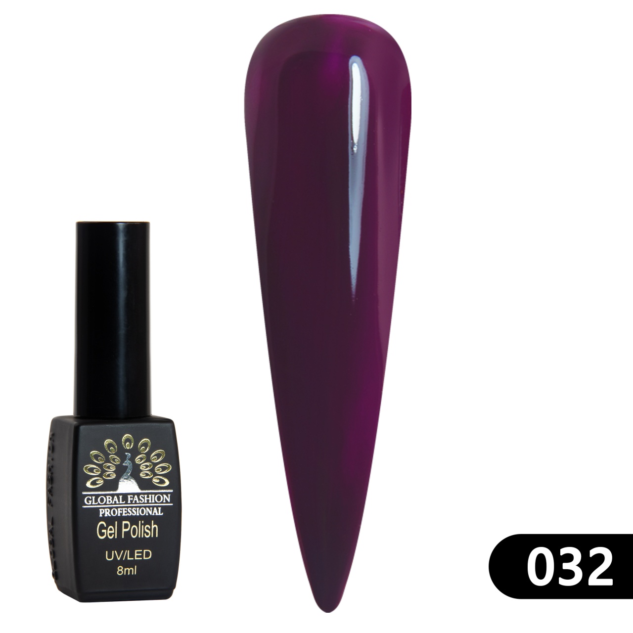 Oja semipermanenta BLACK ELITE, 8 ml, 032 - TPO Free
