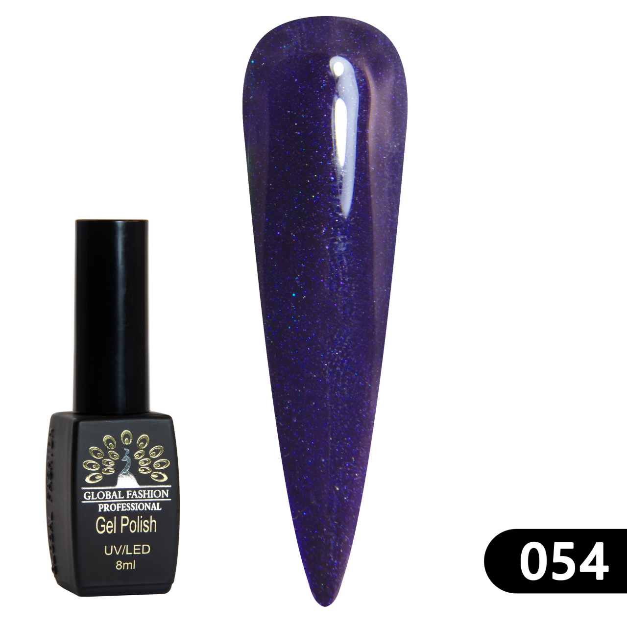 Oja semipermanenta BLACK ELITE, 8 ml, 054 - TPO Free