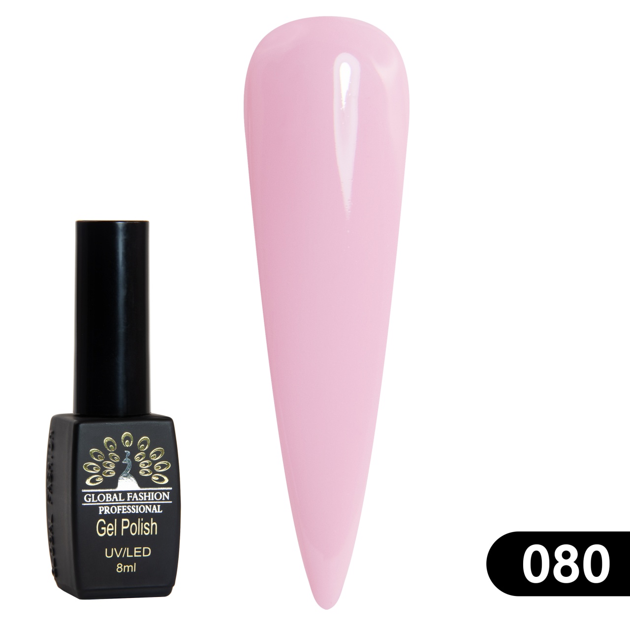 Oja semipermanenta BLACK ELITE, 8 ml, 080 - TPO Free
