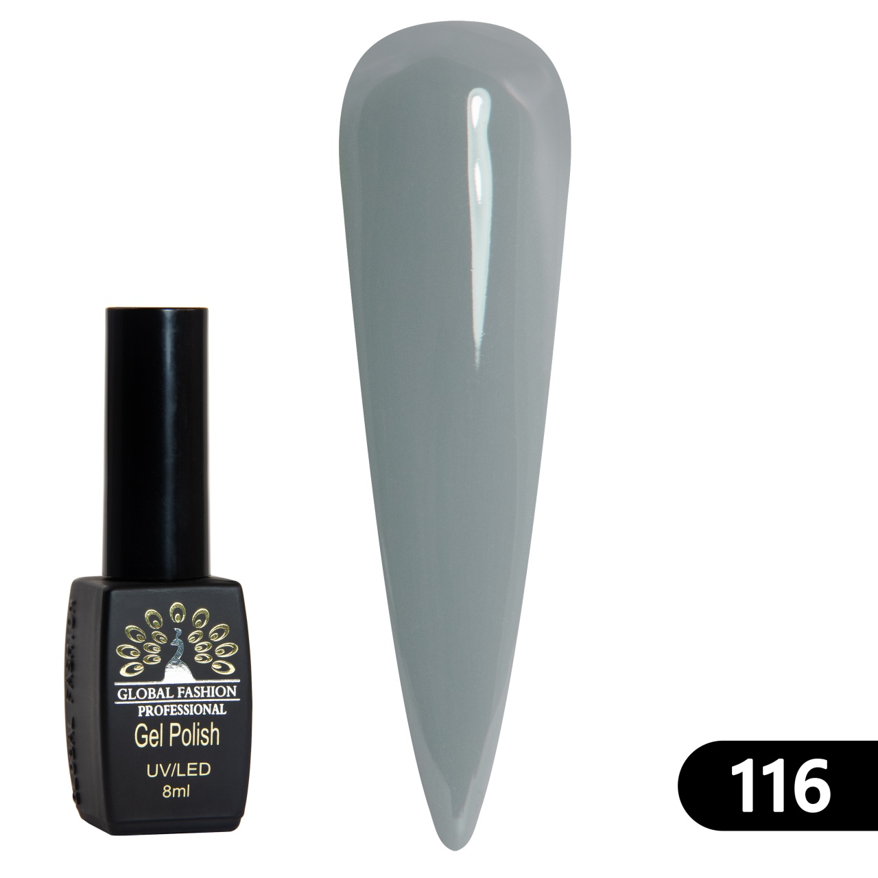 Oja semipermanenta BLACK ELITE, 8 ml,116 - TPO Free
