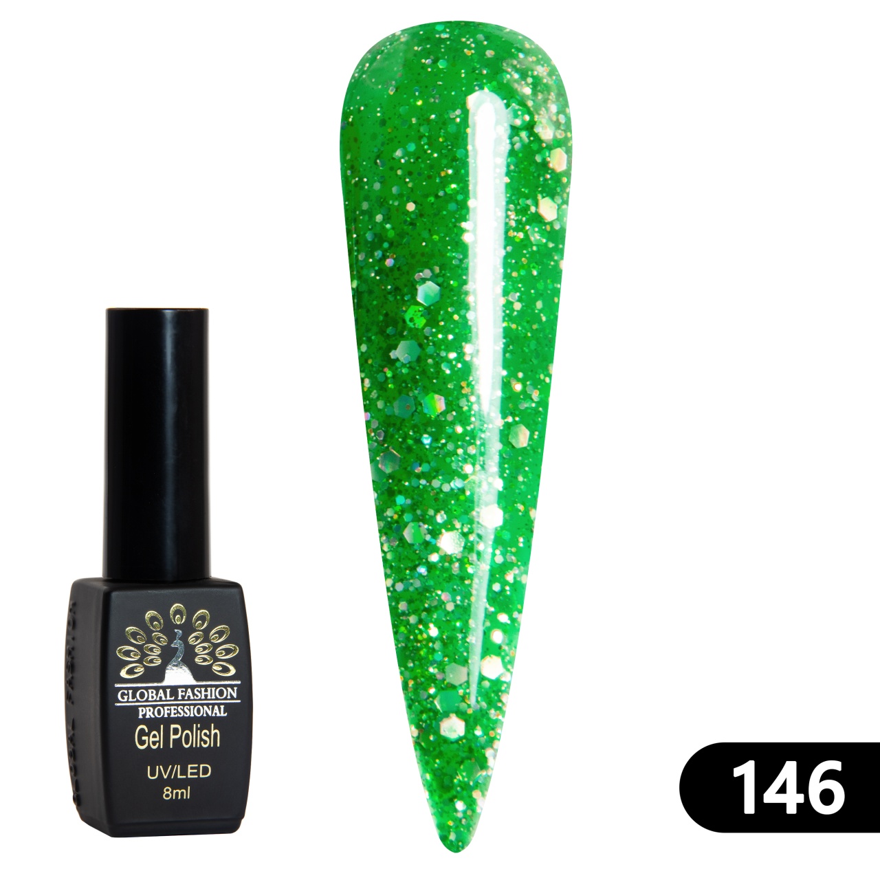 Oja semipermanenta BLACK ELITE, 8 ml,146 - TPO Free