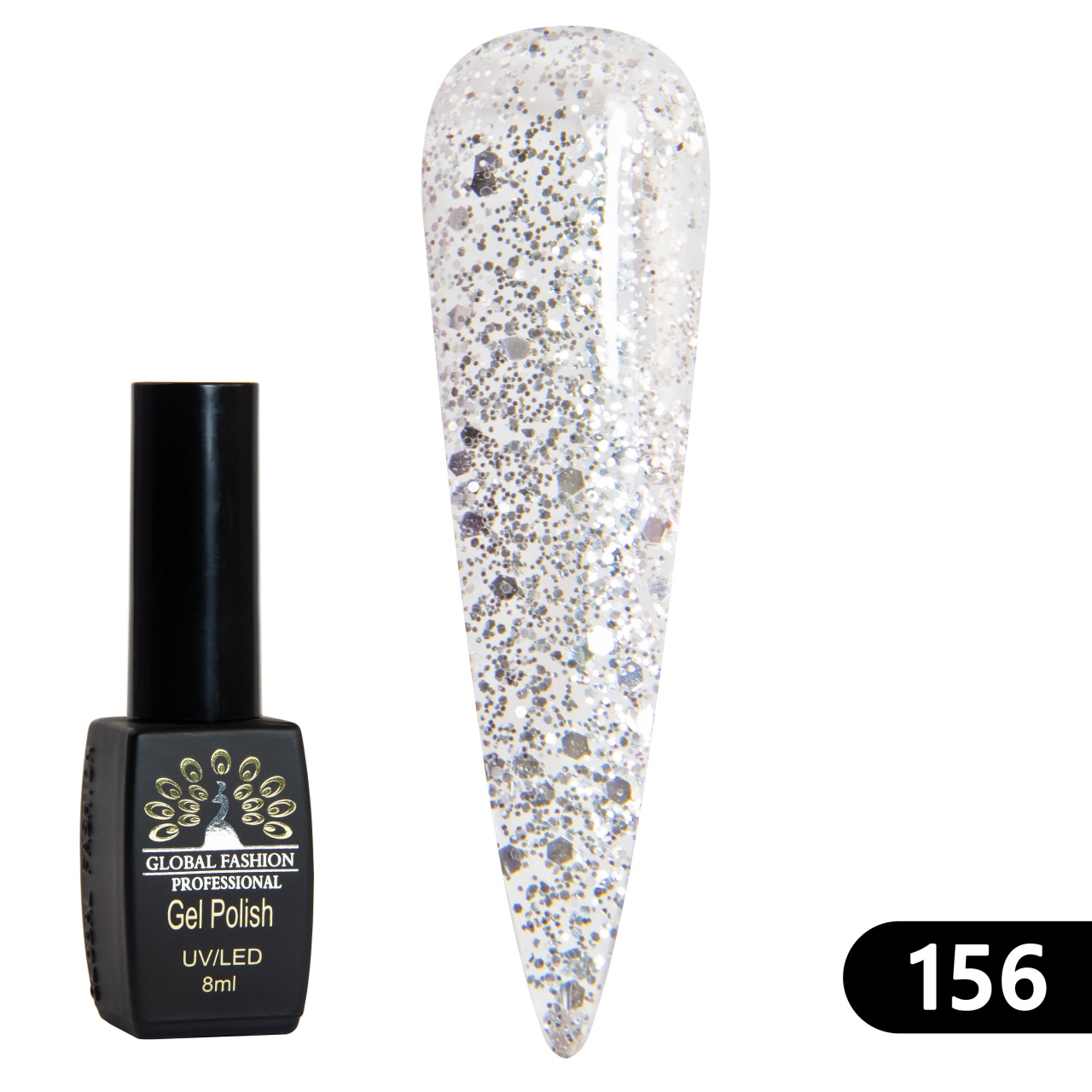 Oja semipermanenta BLACK ELITE, 8 ml,156 - TPO Free