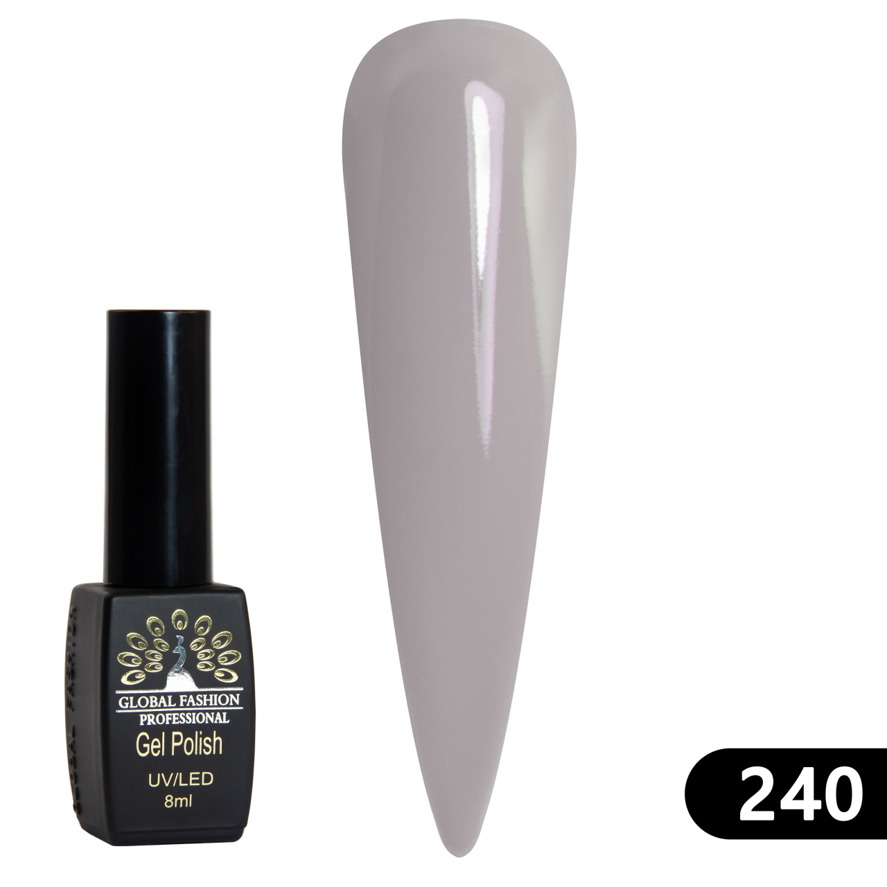 Oja semipermanenta BLACK ELITE, 8 ml, 240 - TPO Free