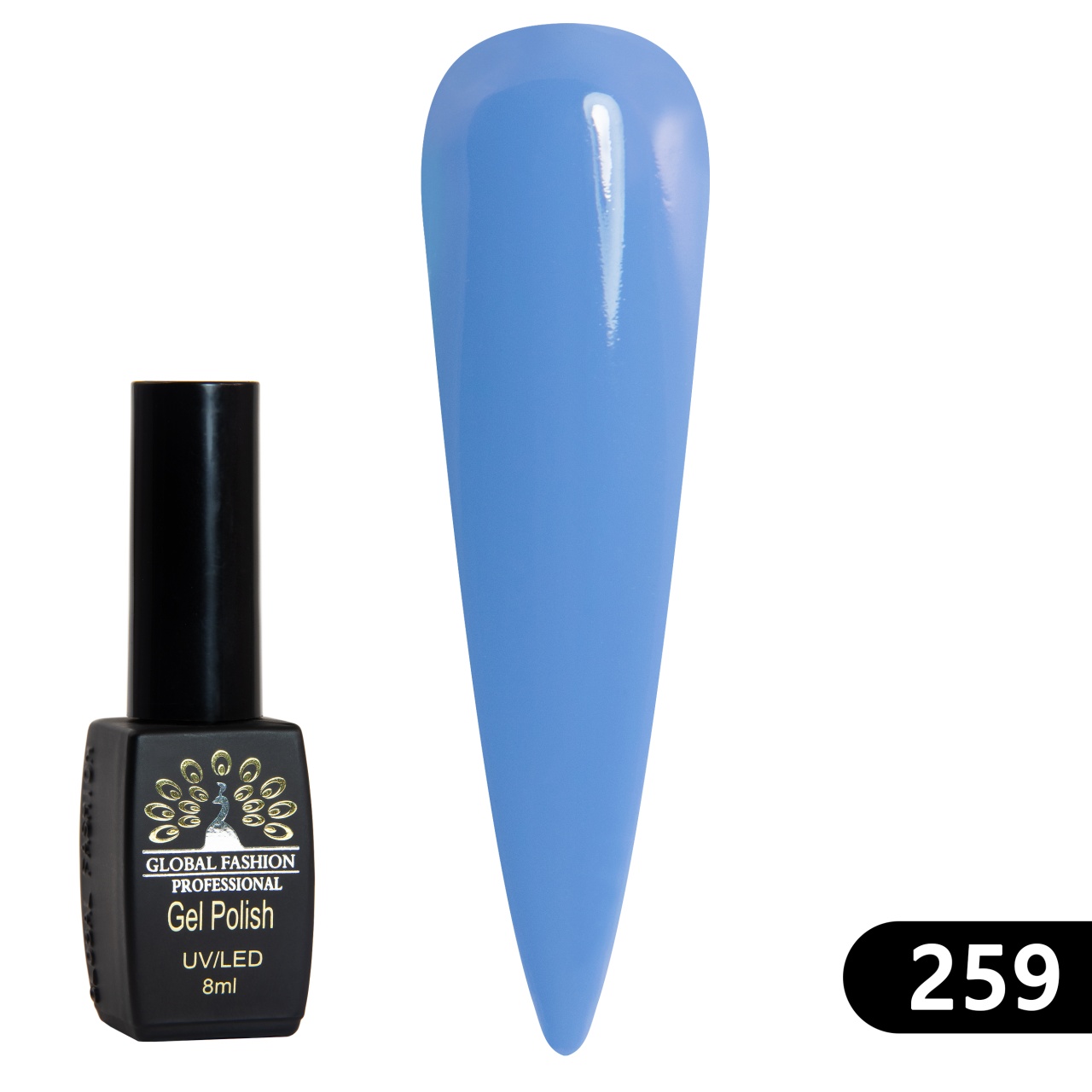 Oja semipermanenta BLACK ELITE, 8 ml, 259 - TPO Free