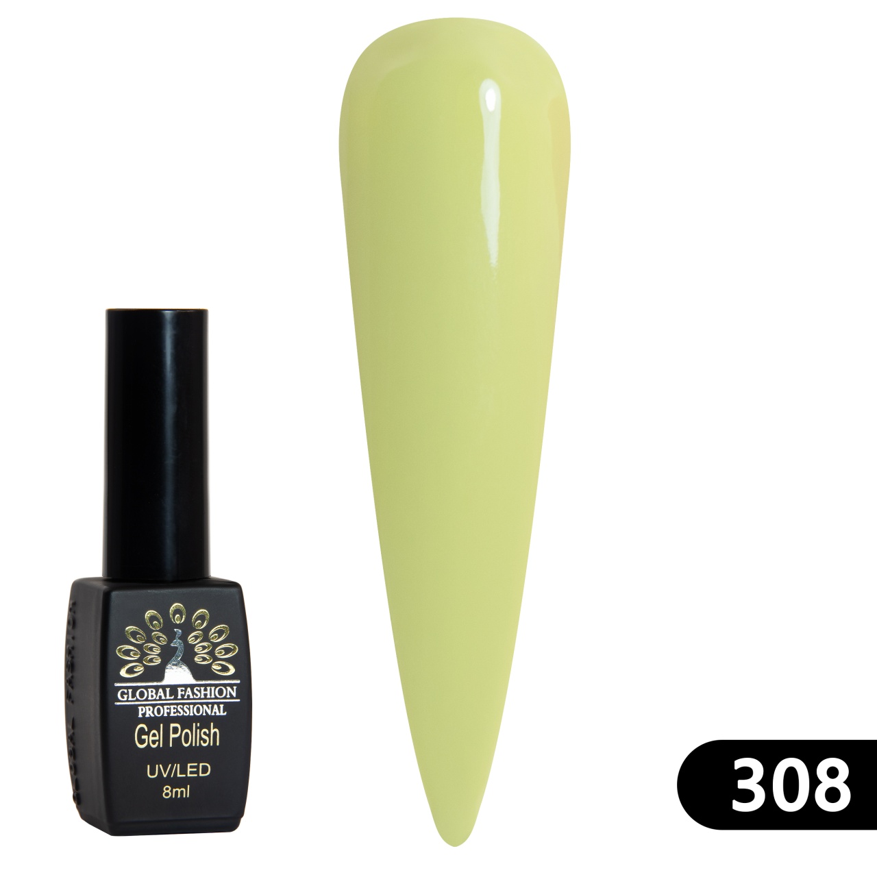 Oja semipermanenta BLACK ELITE, 8 ml, 308 - TPO Free