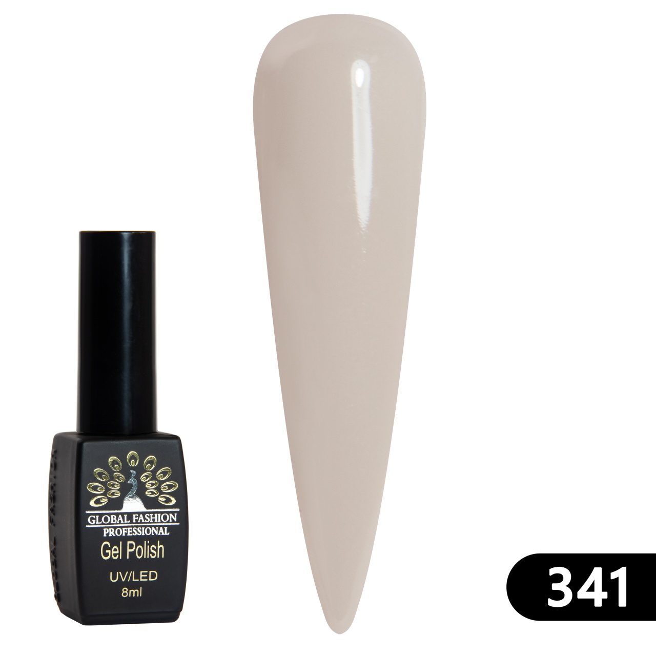 Oja semipermanenta BLACK ELITE, 8 ml, 341 - TPO Free