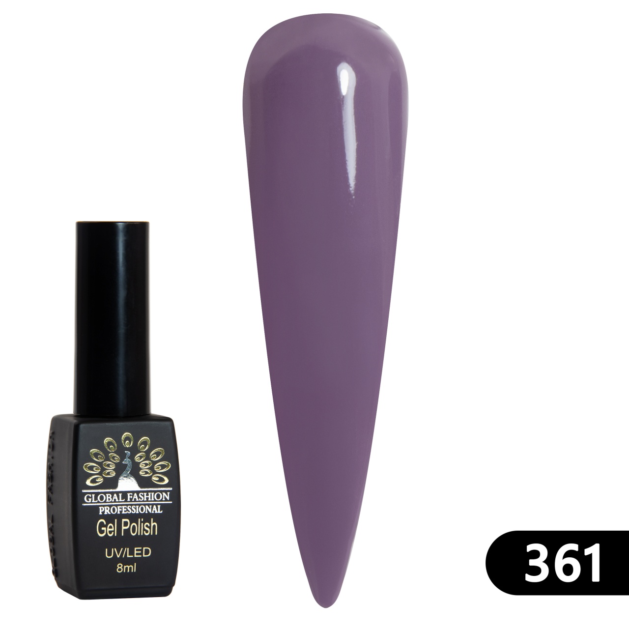 Oja semipermanenta BLACK ELITE, 8 ml, 361 - TPO Free
