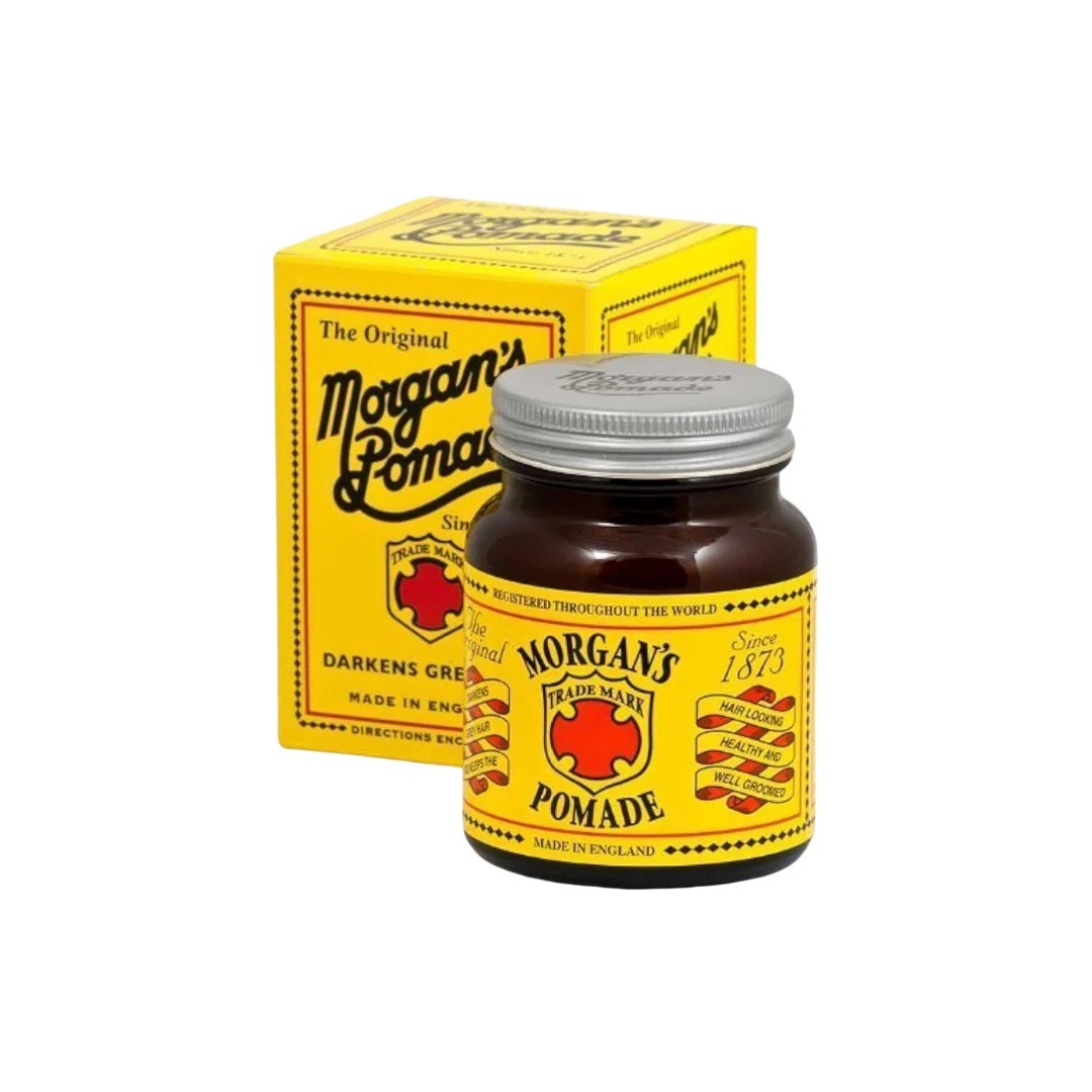 Pomada Morgans pentru par grizonat Amber Jar Hair Darkening pomade 50ml
