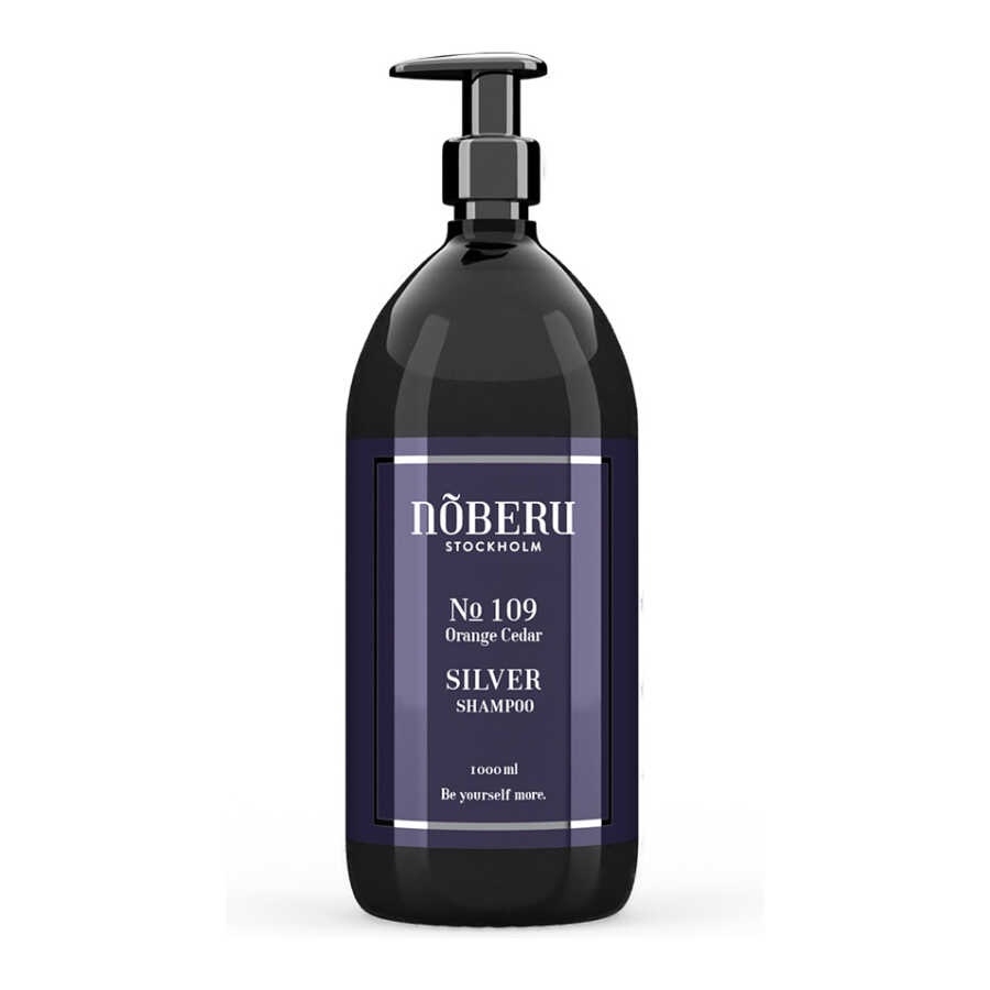 Sampon Mov pentru Neutralizarea Galbenului Noberu Silver Shampoo 1000ml