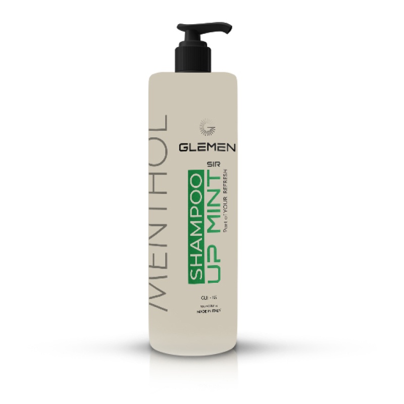 Sampon pentru Par - Glemen - Menthol - 1000 ml